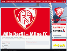 Tablet Screenshot of fcnaters.ch